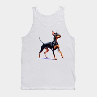 Miniature Pinscher Watercolor - Beautiful Dog Tank Top